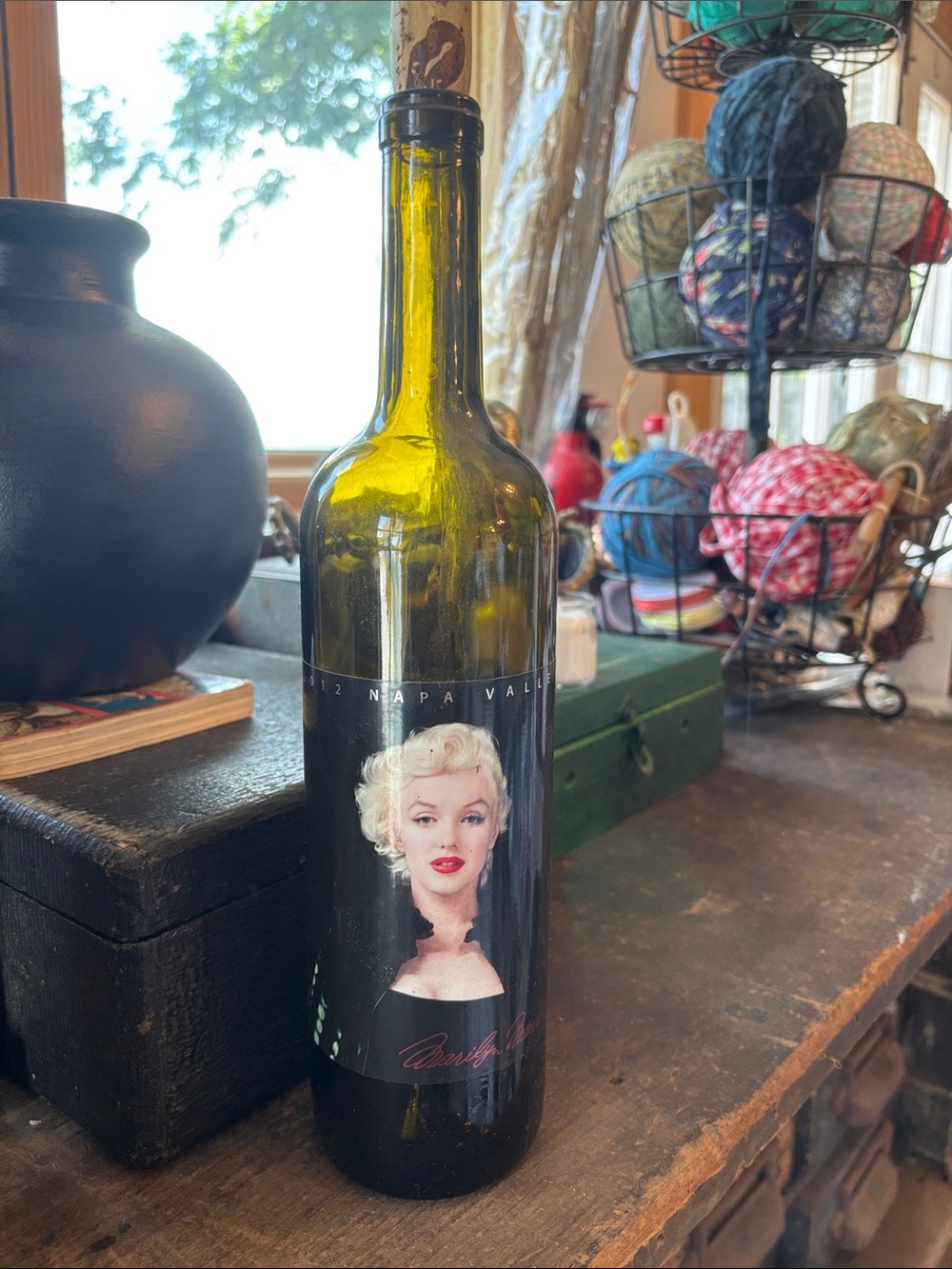 Marilyn Monroe Merlot Wine Bottle Napa Valley